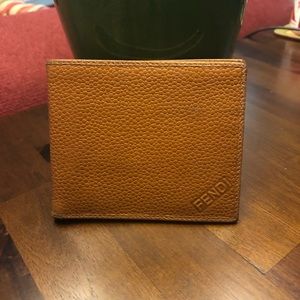 Fendi Tan Leather Men’s Wallet